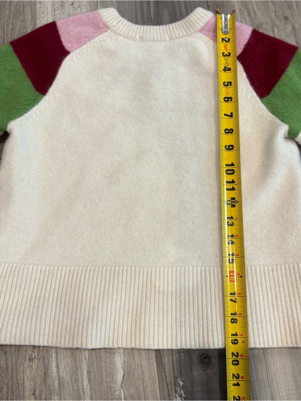 Boden Olivia Stripe Sleeve 100% RWS Certified Merino Wool Jumper Sweater SZ L - Picture 7 of 11
